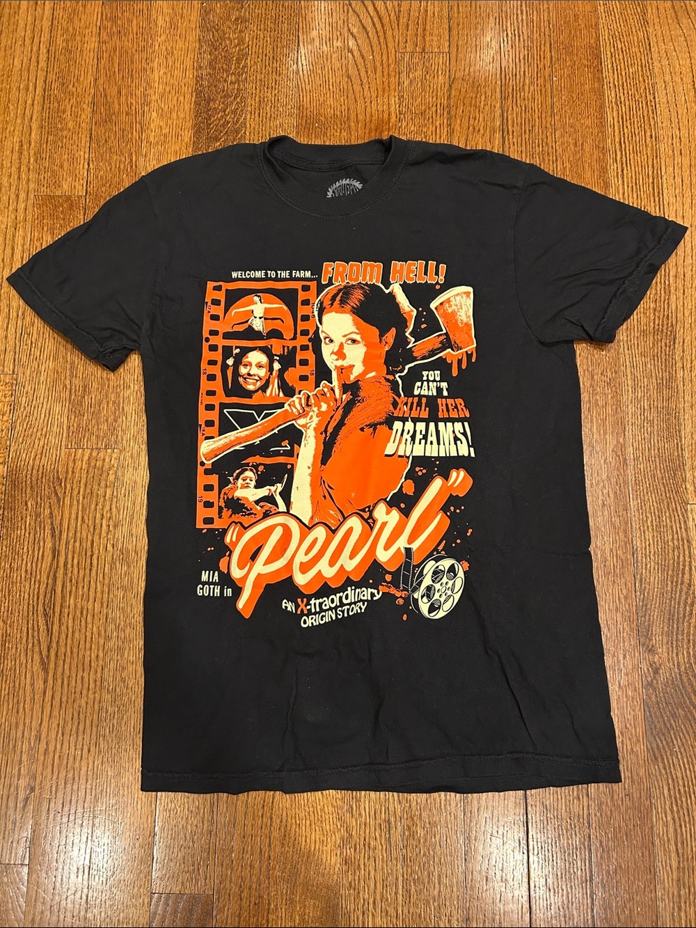 “Pearl” (A24, 2022) Horror Graphic Unisex T-Shirt - Small, NWOT